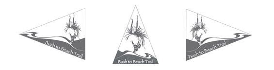Signage for Bush to Beach Trail