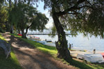 Boats on the Swan river at Keans Point by Sally Wallace
